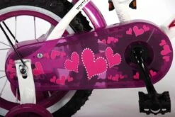 Volare Heart Cruiser Kinderfiets - Meisjes - 12 Inch - Wit Paars -Optimaal Fietsenreeksen Winkel 1200x802 2