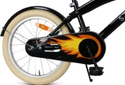 SJOEF Cruise Jongensfiets 18 Inch - Zwart -Optimaal Fietsenreeksen Winkel 1200x818