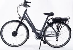 Amigo E-Vibe D1 - Elektrische Stadsfiets Voor Dames - Met 7 Versnellingen - Matgrijs -Optimaal Fietsenreeksen Winkel 1200x827 1