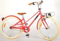 Volare Melody Kinderfiets - Meisjes - 24 Inch - Koraal Rood - Prime Collection -Optimaal Fietsenreeksen Winkel 1200x828