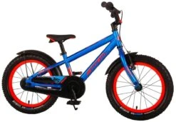 Volare Rocky Kinderfiets - 16 Inch - Blauw - 95% Afgemonteerd -Optimaal Fietsenreeksen Winkel 1200x831