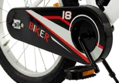 2Cycle Biker Kinderfiets - 18 Inch - Wit - Jongensfiets -Optimaal Fietsenreeksen Winkel 1200x836 1