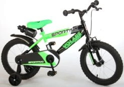 Volare Sportivo Kinderfiets - Jongens - 16 Inch - Neon Groen Zwart - 95% Afgemonteerd -Optimaal Fietsenreeksen Winkel 1200x839