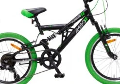 Amigo Fun Ride - Mountainbike 20 Inch - Voor Jongens En Meisjes - Met 7 Versnellingen - Zwart/Groen 18 Amigo Fun Ride - Mountainbike 20 Inch - Voor Jongens En Meisjes - Met 7 Versnellingen - Zwart/Groen -Optimaal Fietsenreeksen Winkel 1200x844