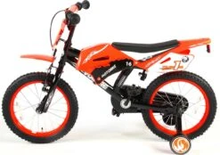 Volare Motorbike Kinderfiets - Jongens - 16 Inch - Oranje - 95% Afgemonteerd -Optimaal Fietsenreeksen Winkel 1200x845
