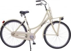 Amigo Forest - Transportfiets 28 Inch - Damesfiets Met Voordrager - Crème -Optimaal Fietsenreeksen Winkel 1200x855 2