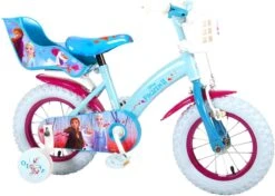 Volare Disney Frozen 2 Kinderfiets - Meisjes - 12 Inch - Blauw/Paars -Optimaal Fietsenreeksen Winkel 1200x857 4