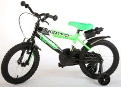Volare Sportivo Kinderfiets - Jongens - 16 Inch - Neon Groen Zwart - 95% Afgemonteerd -Optimaal Fietsenreeksen Winkel 1200x864