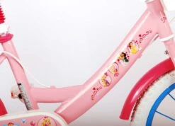 Volare Disney Princess Kinderfiets - Meisjes - 16 Inch - Roze Blauw - Twee Handremmen -Optimaal Fietsenreeksen Winkel 1200x866