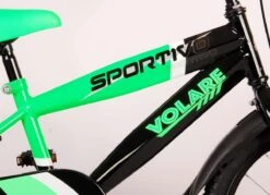 Volare Sportivo Kinderfiets - Jongens - 18 Inch - Neon Groen Zwart - 95% Afgemonteerd -Optimaal Fietsenreeksen Winkel 1200x872