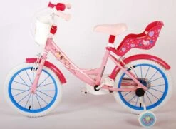 Volare Disney Princess Kinderfiets - Meisjes - 16 Inch - Roze Blauw - Twee Handremmen -Optimaal Fietsenreeksen Winkel 1200x877 3