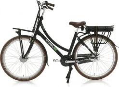 Vogue Elite - Fiets (elektrisch) - Vrouwen - Matzwart - 50 -Optimaal Fietsenreeksen Winkel 1200x881