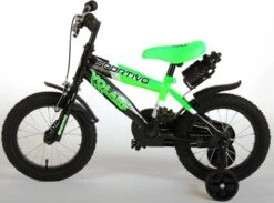 Volare Sportivo Kinderfiets - Jongens - 14 Inch - Neon Groen/Zwart - 95% Afgemonteerd -Optimaal Fietsenreeksen Winkel 1200x889 3