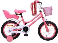 Amigo Magic Meisjesfiets - Kinderfiets 12 Inch - Roze