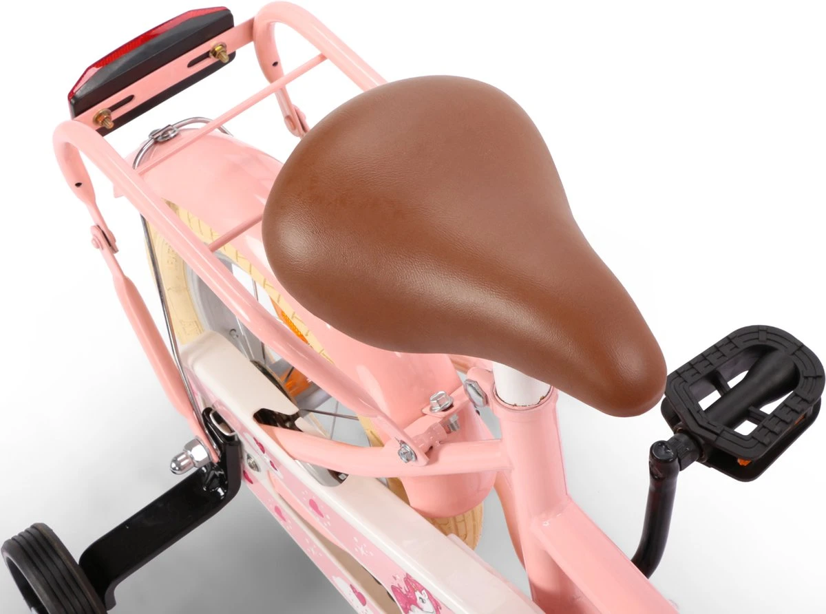 SJOEF Classic Meisjesfiets 12 Inch - Roze 6 SJOEF Classic Meisjesfiets 12 Inch - Roze - Afbeelding 4