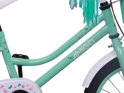 Amigo Magic Meisjesfiets - Kinderfiets 16 Inch - Turquoise -Optimaal Fietsenreeksen Winkel 1200x906