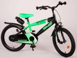 Volare Sportivo Kinderfiets - Jongens - 18 Inch - Neon Groen Zwart - 95% Afgemonteerd -Optimaal Fietsenreeksen Winkel 1200x908
