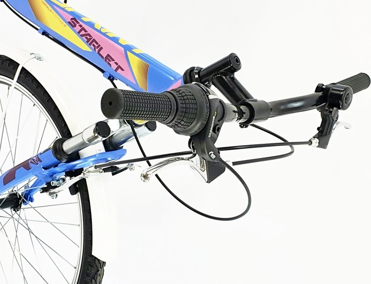 Sprint Starlet - Meisjesfiets 24 Inch - 6 Versnellingen Shimano - Blauw/Wit - Framemaat:38 Cm - BK22SI8740 BI 5 Sprint Starlet - Meisjesfiets 24 Inch - 6 Versnellingen Shimano - Blauw/Wit - Framemaat:38 Cm - BK22SI8740 BI - Afbeelding 3