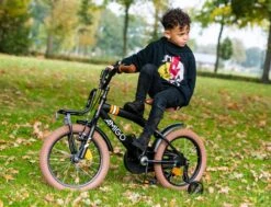 Amigo 2Cool Jongensfiets - Kinderfiets 16 Inch - Matzwart 21 Amigo 2Cool Jongensfiets - Kinderfiets 16 Inch - Matzwart -Optimaal Fietsenreeksen Winkel 1200x917 29