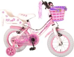 Volare Rose Kinderfiets - Meisjes - 12 Inch - Roze - 2 Handremmen -Optimaal Fietsenreeksen Winkel 1200x919 2