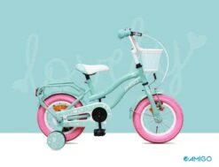 Amigo Lovely Meisjesfiets - Kinderfiets 12 Inch - Turquoise -Optimaal Fietsenreeksen Winkel 1200x920 5