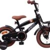 Amigo 2Cool Jongensfiets - Kinderfiets 12 Inch - Matzwart -Optimaal Fietsenreeksen Winkel 1200x923