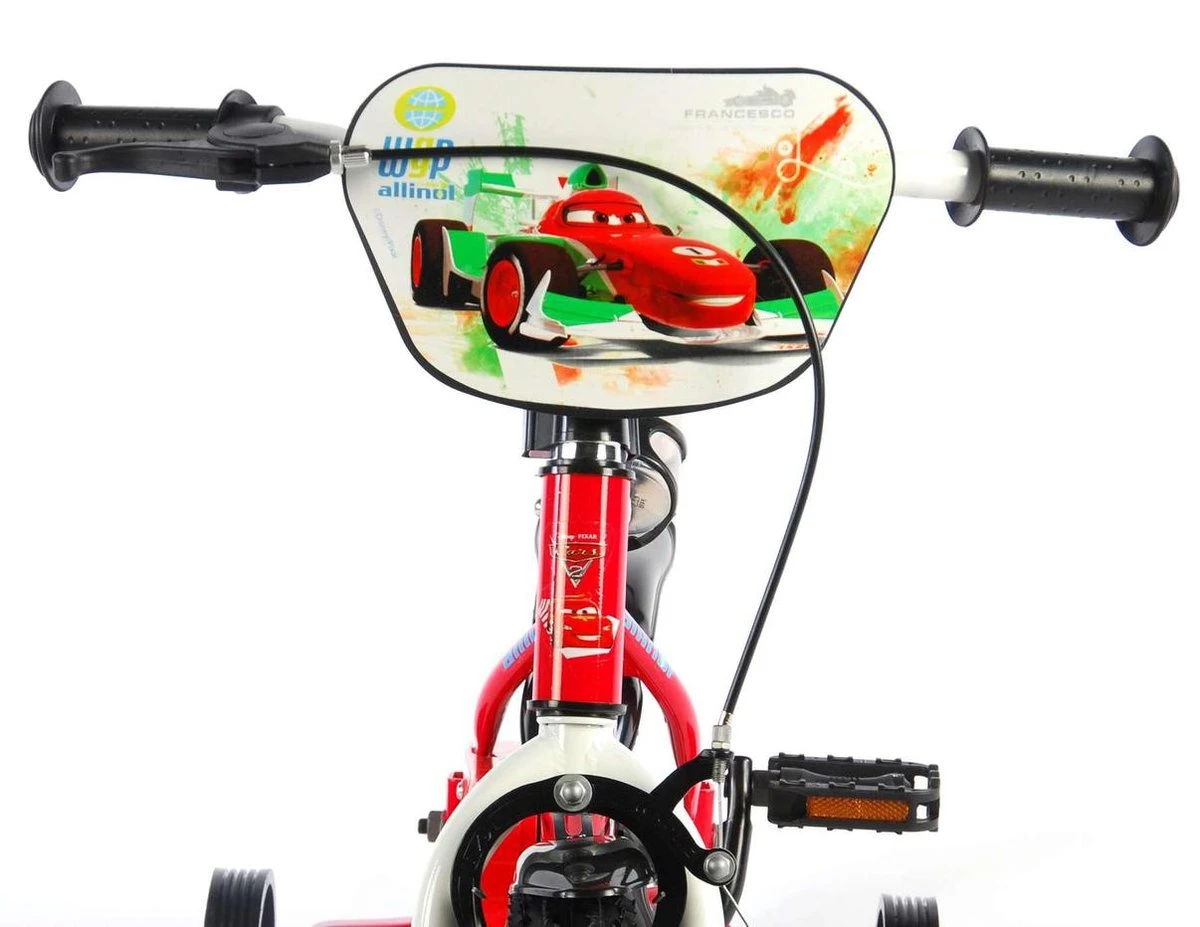 Volare Disney Cars Kinderfiets - Jongens - 12 Inch - Rood 16 Volare Disney Cars Kinderfiets - Jongens - 12 Inch - Rood - Afbeelding 14