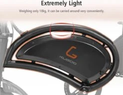 Matrix E Bike - Kugoo B2 Pro - Elektrische Opvouwbare Fiets/step 14 Inch 400W - Met Trappers - Snelheid Max. 45 Km/u -Optimaal Fietsenreeksen Winkel 1200x928