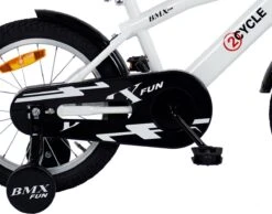 2Cycle BMX-Fun Kinderfiets - 16 Inch - Wit - Jongensfiets -Optimaal Fietsenreeksen Winkel 1200x941