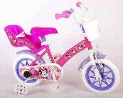 Disney Minnie Cutest Ever! Kinderfiets - Meiden - 12 Inch - Roze - Doortrapper -Optimaal Fietsenreeksen Winkel 1200x953