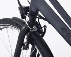 Amigo E-Vibe D1 - Elektrische Stadsfiets Voor Dames - Met 7 Versnellingen - Matgrijs -Optimaal Fietsenreeksen Winkel 1200x964