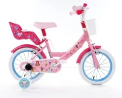 Volare Disney Princess Kinderfiets - Meisjes - 14 Inch - Roze - Twee Handremmen -Optimaal Fietsenreeksen Winkel 1200x967 1