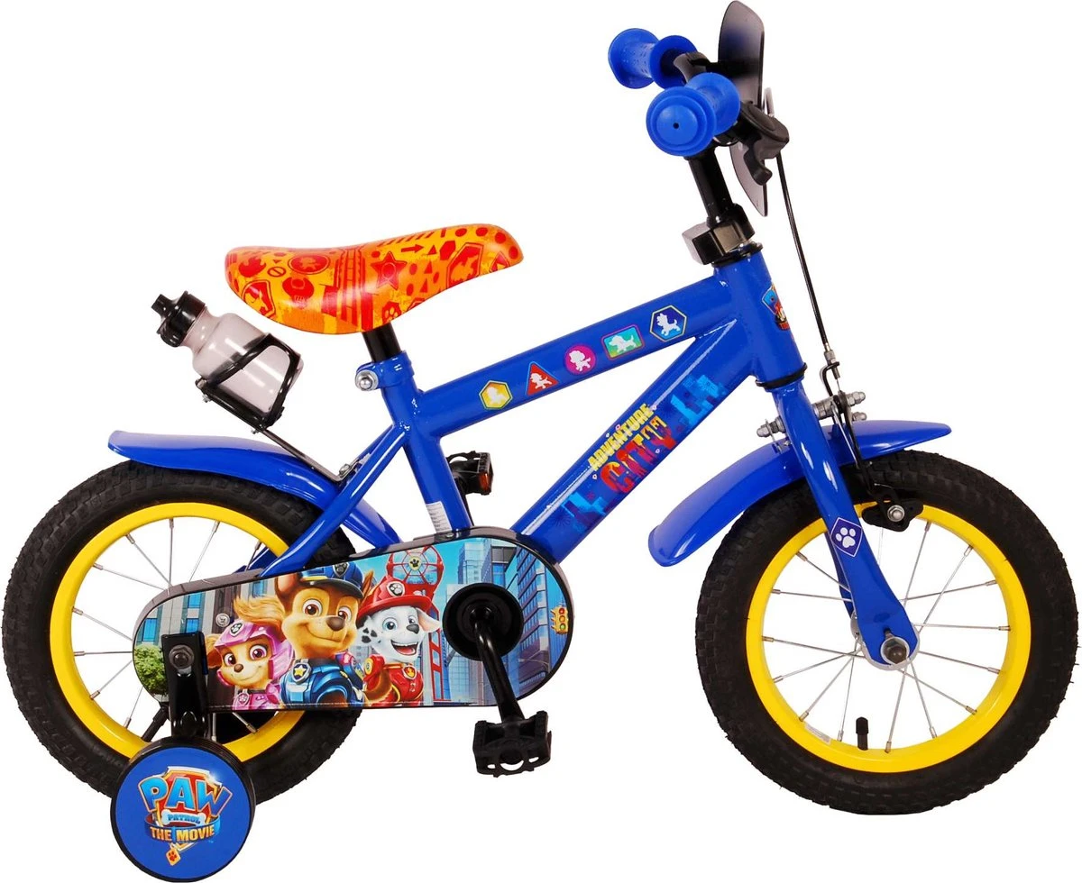 Volare PAW Patrol Kinderfiets - Jongens - 12 Inch - Blauw 3 Volare PAW Patrol Kinderfiets - Jongens - 12 Inch - Blauw