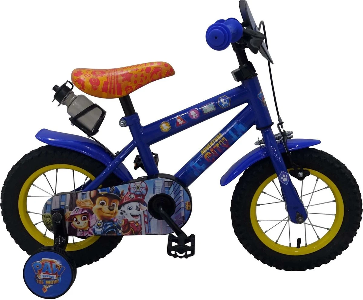 Volare PAW Patrol Kinderfiets - Jongens - 12 Inch - Blauw 8 Volare PAW Patrol Kinderfiets - Jongens - 12 Inch - Blauw - Afbeelding 6