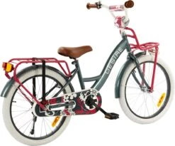 2Cycle Desire Kinderfiets - 20 Inch - Voordrager -Grijs-Roze - Meisjesfiets -Optimaal Fietsenreeksen Winkel 1200x995 1