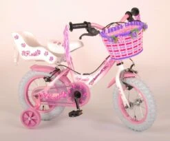 Volare Rose Kinderfiets - Meisjes - 12 Inch - Roze - 2 Handremmen -Optimaal Fietsenreeksen Winkel 1200x995