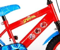 Volare Ultimate Spider-Man Kinderfiets - Jongens - 14 Inch - Rood/Blauw -Optimaal Fietsenreeksen Winkel 1200x999