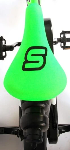 Volare Sportivo Kinderfiets - Jongens - 16 Inch - Neon Groen Zwart - 95% Afgemonteerd -Optimaal Fietsenreeksen Winkel 566x1200