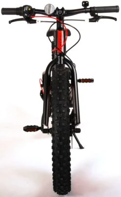 Volare Gradient Kinderfiets – Jongens – 20 Inch – Zwart Oranje Rood – 6 Speed – Prime Collection -Optimaal Fietsenreeksen Winkel 739x1200