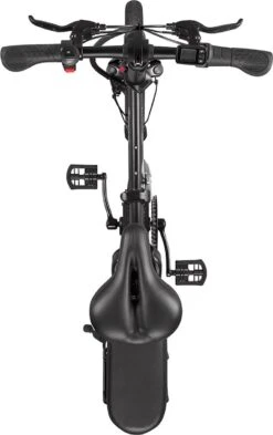 F-Wheel DYU A5 - Elektrische Vouwfiets - E Bike - 14 Inch - 7.5 Ah - 25km/u - Zwart -Optimaal Fietsenreeksen Winkel 754x1200