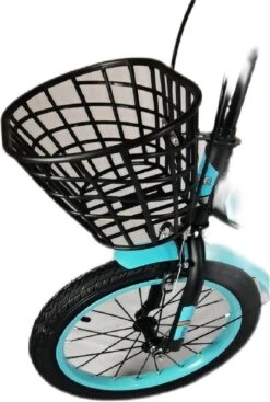 Kinderfiets - 16 Inch Kinderfiets -vanaf 4-7 Jaar Jongens En Meisjes Fietsen - Terugtrap -Rem -Stabilisatoren（2 Zijwieltjes）- Mandje - Achterbank - Groen -Optimaal Fietsenreeksen Winkel 807x1200