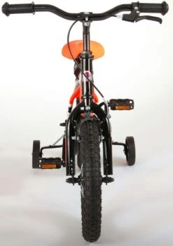 Volare Sportivo Kinderfiets - Jongens - 14 Inch - Neon Oranje/Zwart - 95% Afgemonteerd -Optimaal Fietsenreeksen Winkel 844x1200