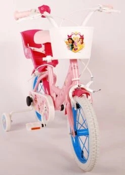 Volare Disney Princess Kinderfiets - Meisjes - 14 Inch - Roze - Twee Handremmen -Optimaal Fietsenreeksen Winkel 856x1200 4