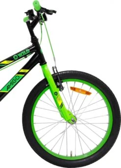 Amigo Wild - Mountainbike 20 Inch - Voor Jongens En Meisjes - Zwart/Groen -Optimaal Fietsenreeksen Winkel 864x1200 1