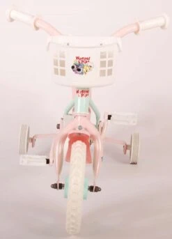 Volare Woezel & Pip Kinderfiets - Meisjes - 10 Inch - Mint Blauw/Roze - Doortrapper -Optimaal Fietsenreeksen Winkel 864x1200