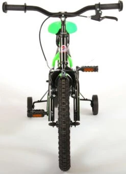 Volare Sportivo Kinderfiets - Jongens - 16 Inch - Neon Groen Zwart - 95% Afgemonteerd -Optimaal Fietsenreeksen Winkel 870x1200