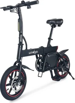 Windgoo B20 V3 - Elektrische Vouwfiets - E Bike - 250W 7.8Ah Batterij - APP IOS Android - 14 Inch - 25 KM/H - Zwart -Optimaal Fietsenreeksen Winkel 875x1200