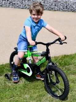 Volare Sportivo Kinderfiets - Jongens - 14 Inch - Neon Groen/Zwart - 95% Afgemonteerd -Optimaal Fietsenreeksen Winkel 898x1200 1