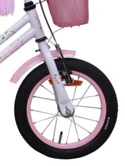 Amigo Magic Meisjesfiets - Kinderfiets 14 Inch - Wit -Optimaal Fietsenreeksen Winkel 907x1200