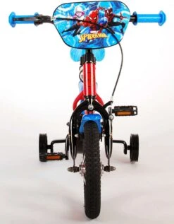 Volare Spider-Man Kinderfiets - Jongens - 12 Inch - Blauw/Rood -Optimaal Fietsenreeksen Winkel 935x1200